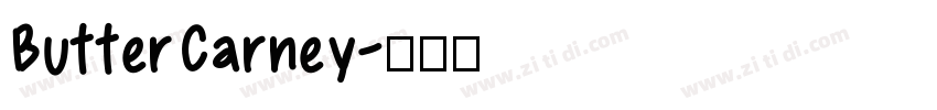 Butter Carney字体转换
